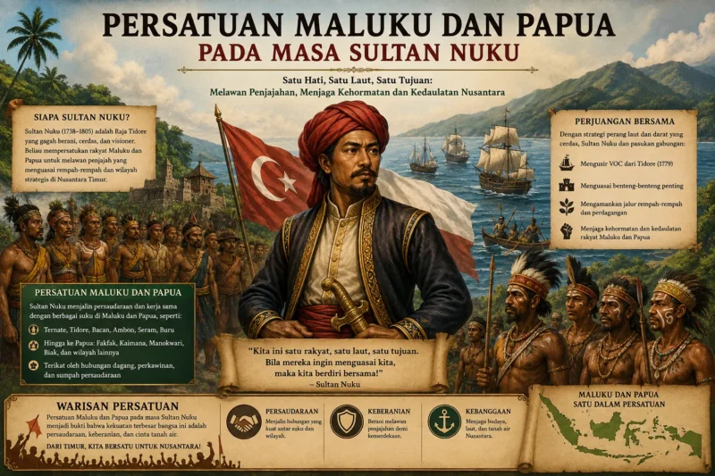 Persatuan Maluku dan Papua pada Masa Sultan Nuku
