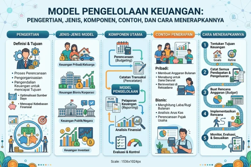 Model Pengelolaan Keuangan: Pengertian, Jenis, Komponen, Contoh, dan Cara Menerapkannya