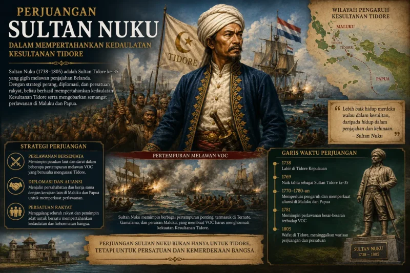 Perjuangan Sultan Nuku dalam Mempertahankan Kedaulatan Kesultanan Tidore