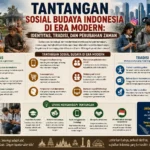 Tantangan Sosial Budaya Indonesia di Era Modern: Identitas, Tradisi, dan Perubahan Zaman (AiStudio)