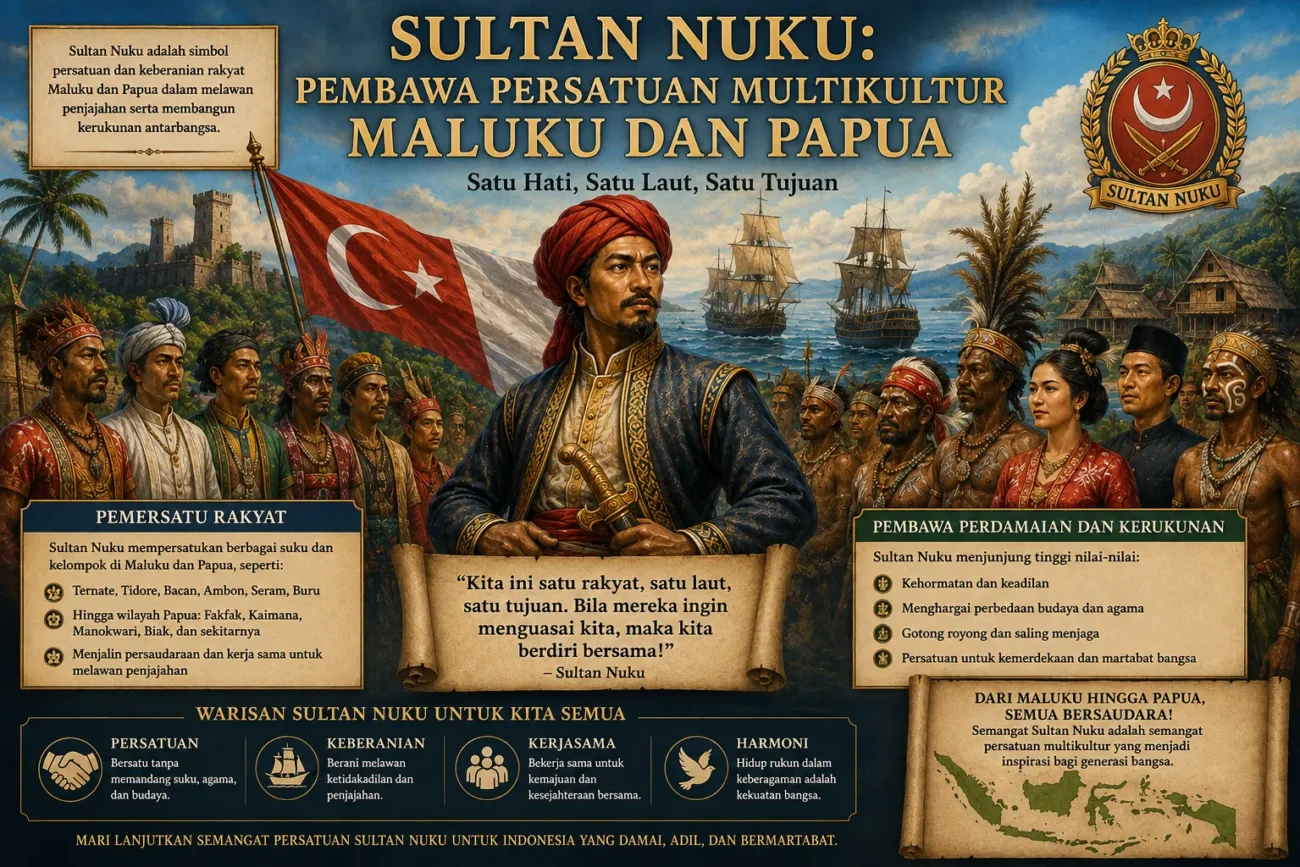 Sultan Nuku: Pembawa Persatuan Multikultur Maluku dan Papua (AiStudio)