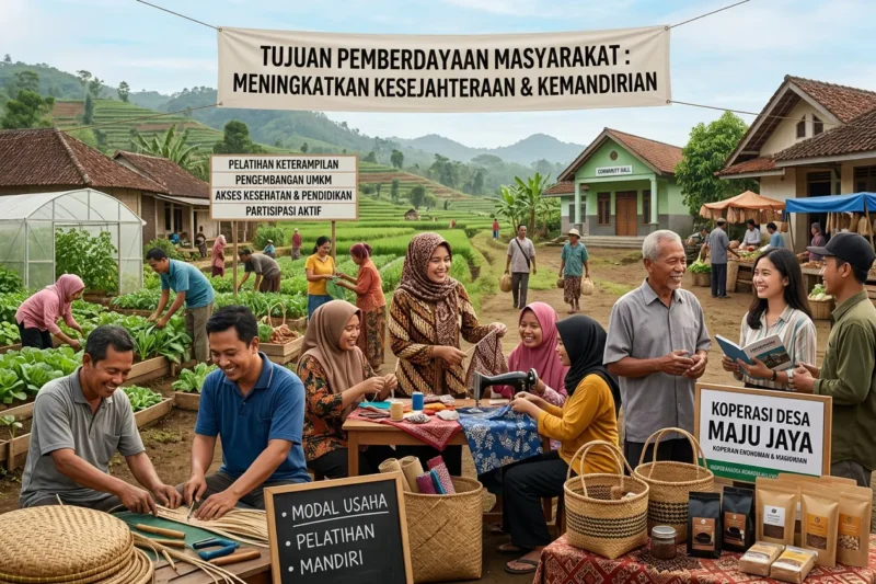 Tujuan Pemberdayaan Masyarakat dan Perannya dalam Meningkatkan Kesejahteraan