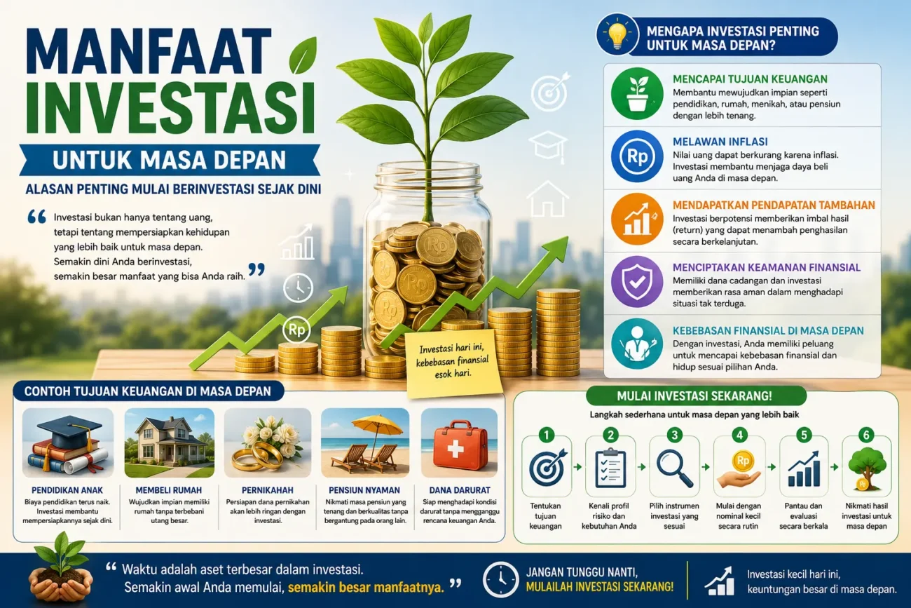 Manfaat Investasi untuk Masa Depan: Alasan Penting Mulai Berinvestasi Sejak Dini (AiStudio)