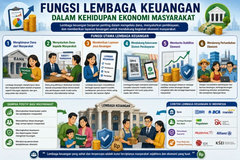Fungsi Lembaga Keuangan dalam Kehidupan Ekonomi Masyarakat
