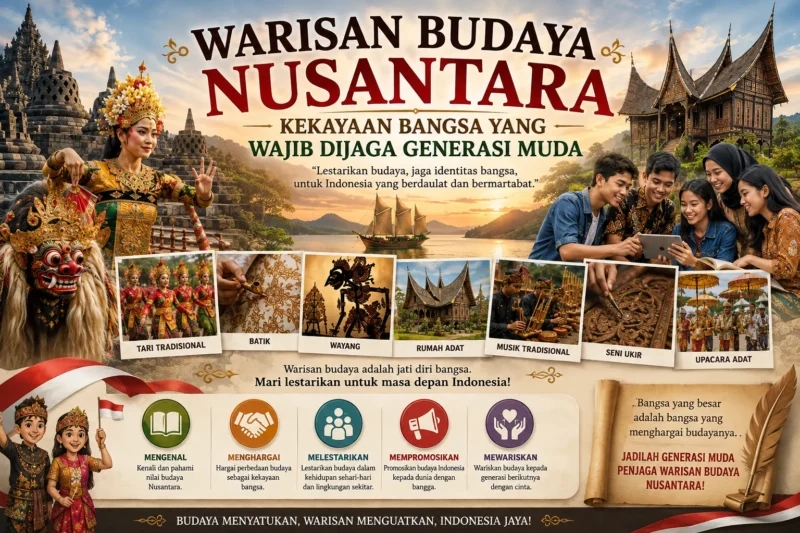 Warisan Budaya Nusantara: Kekayaan Bangsa yang Wajib Dijaga Generasi Muda