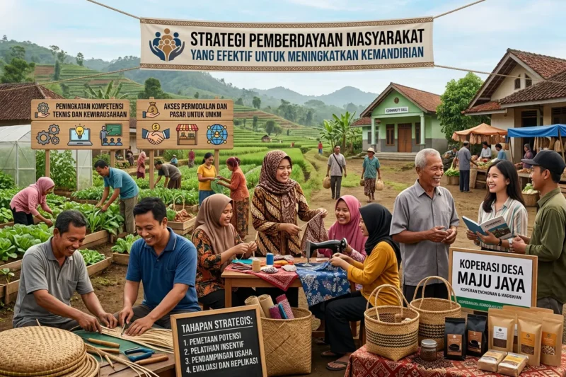 Strategi Pemberdayaan Masyarakat yang Efektif untuk Meningkatkan Kemandirian
