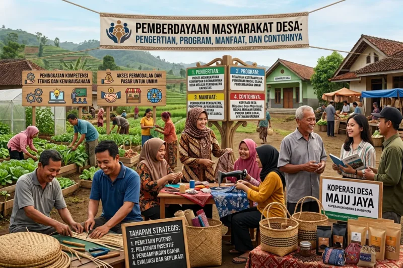 Pemberdayaan Masyarakat Desa: Pengertian, Program, Manfaat, dan Contohnya