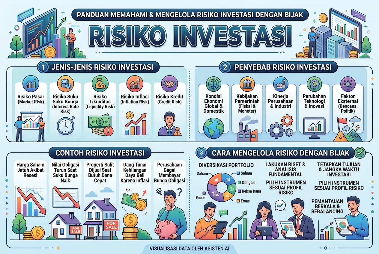 Risiko Investasi: Jenis, Penyebab, Contoh, dan Cara Mengelolanya dengan Bijak (AiStudio)