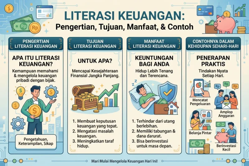 Literasi Keuangan: Pengertian, Tujuan, Manfaat, dan Contohnya dalam Kehidupan Sehari-hari