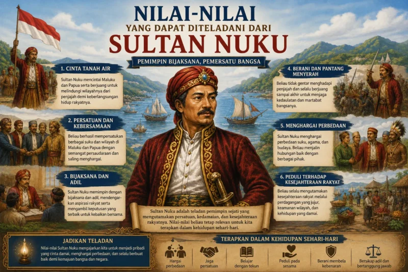Nilai-Nilai yang Dapat Diteladani dari Sultan Nuku
