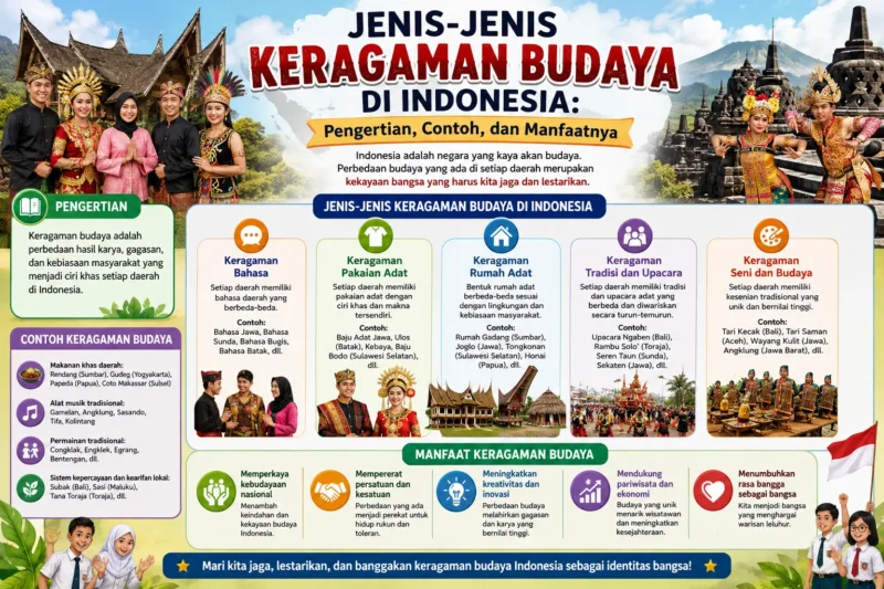 Jenis-Jenis Keragaman Budaya di Indonesia: Pengertian, Contoh, dan Manfaatnya
