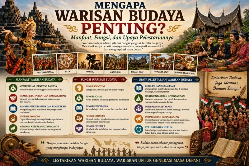 Mengapa Warisan Budaya Penting? Manfaat, Fungsi, dan Upaya Pelestariannya