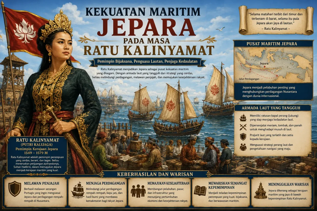 Kekuatan Maritim Jepara pada Masa Ratu Kalinyamat (AiStudio)