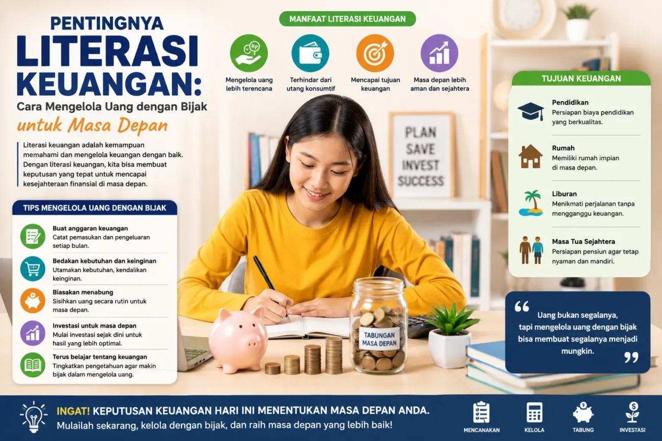 Pentingnya Literasi Keuangan: Cara Mengelola Uang dengan Bijak untuk Masa Depan (AiStudio)