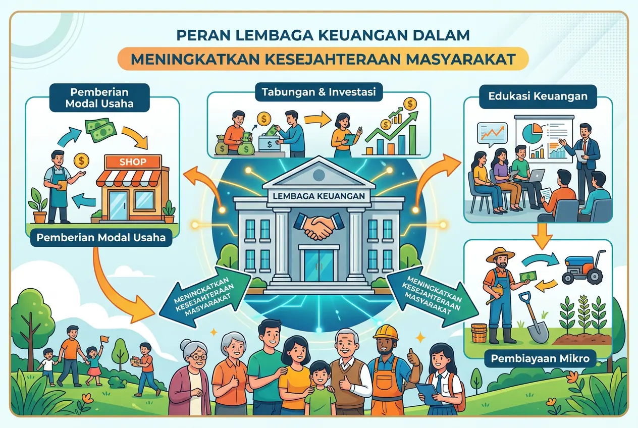 Peran Lembaga Keuangan dalam Meningkatkan Kesejahteraan Masyarakat (AiStudio)