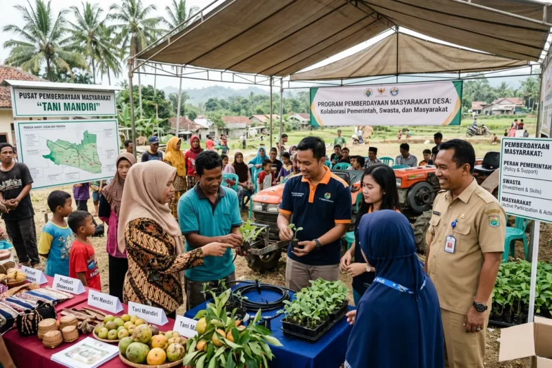 Peran Pemerintah, Swasta, dan Masyarakat dalam Program Pemberdayaan Masyarakat