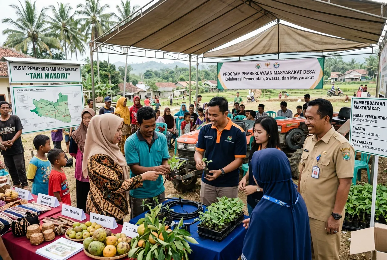 Peran Pemerintah, Swasta, dan Masyarakat dalam Program Pemberdayaan Masyarakat (AiStudio)