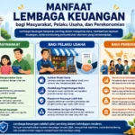 Manfaat Lembaga Keuangan bagi Masyarakat, Pelaku Usaha, dan Perekonomian (AiStudio)