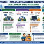 Contoh Lembaga Keuangan di Indonesia dan Layanan yang Disediakan (AiStudio)