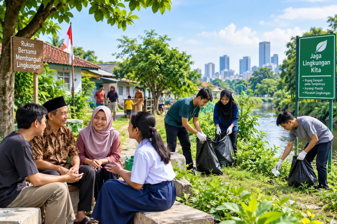 Kehidupan Sosial dan Kondisi Lingkungan Sekitar (AiStudio)