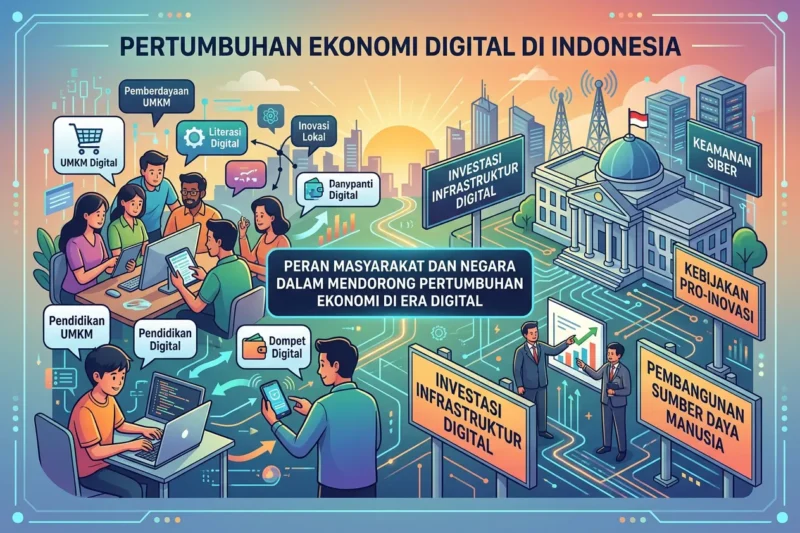 Peran Masyarakat dan Negara dalam Mendorong Pertumbuhan Ekonomi di Era Digital