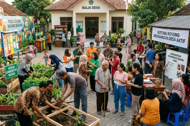 Peranan Komunitas dalam Membangun Masyarakat yang Aktif, Mandiri, dan Peduli