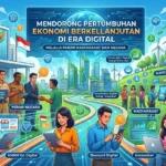 Mendorong Pertumbuhan Ekonomi Berkelanjutan di Era Digital melalui Peran Masyarakat dan Negara (AiStudio)