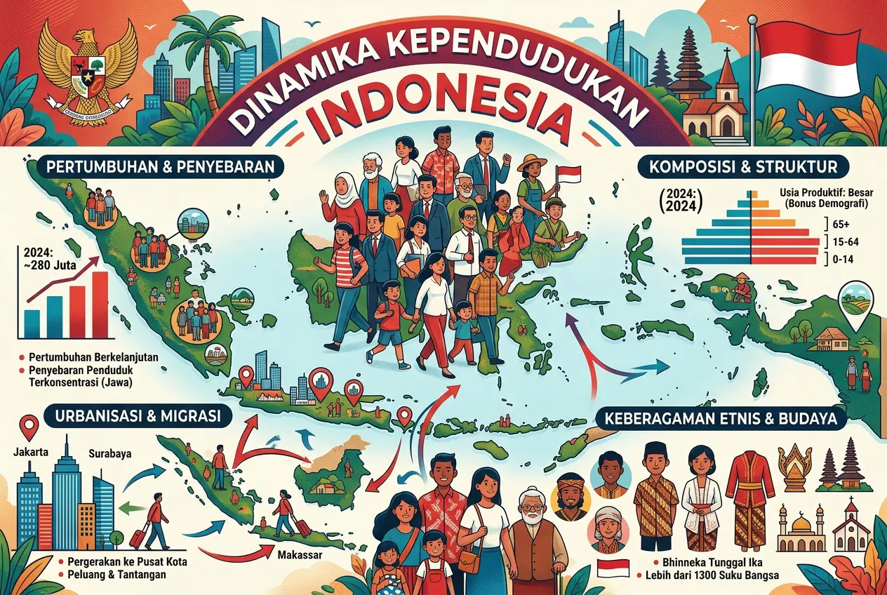 Dinamika Kependudukan Indonesia (AiStudio)