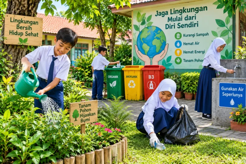 Pembiasaan Diri untuk Melestarikan Lingkungan