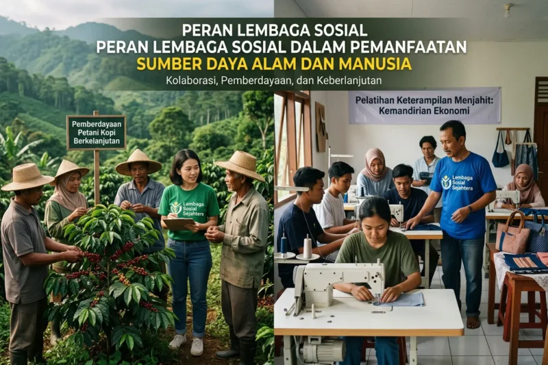 Peran Lembaga Sosial dalam Pemanfaatan Sumber Daya Alam dan Manusia