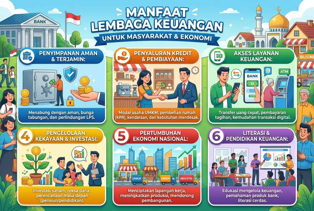 Manfaat Lembaga Keuangan (AiStudio)