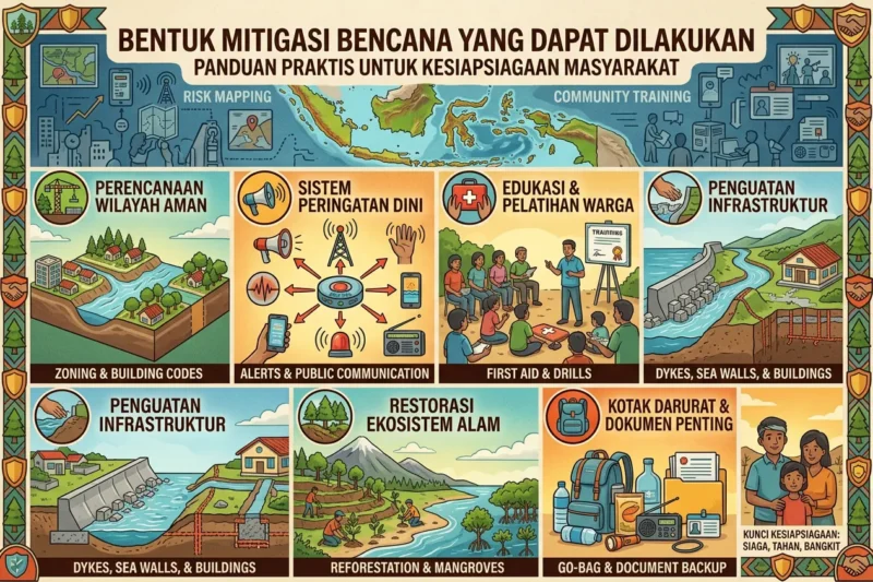Bentuk Mitigasi Bencana yang Dapat Dilakukan