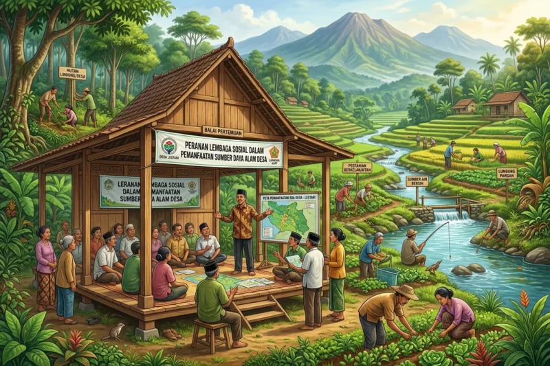 Peranan Lembaga Sosial dalam Pemanfaatan Sumber Daya Alam