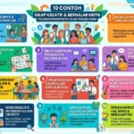 10 Contoh Sikap Kreatif dan Bernalar Kritis dalam Kehidupan Pelajar Sehari-Hari (AiStudio)