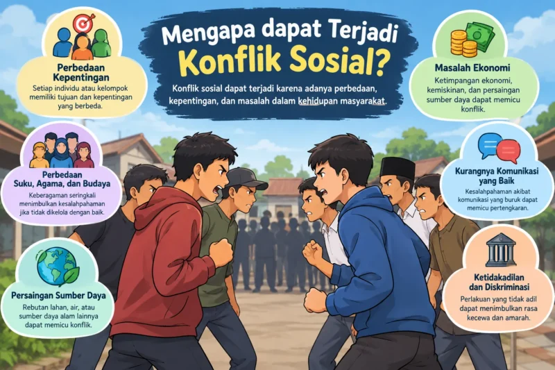Mengapa dapat Terjadi Konflik Sosial