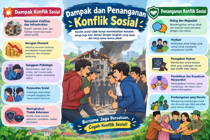 Dampak dan Penanganan Konflik Sosial