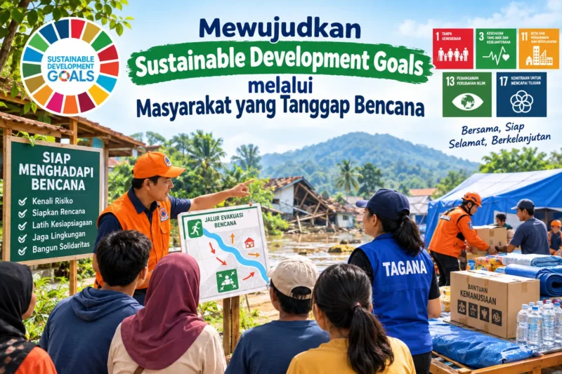Mewujudkan Sustainable Development Goals melalui Masyarakat yang Tanggap Bencana