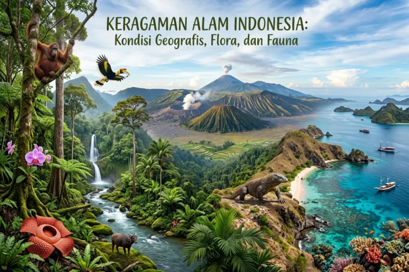 Keragaman Alam Indonesia: Kondisi Geografis, Flora, dan Fauna
