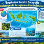 Bagaimana Kondisi Geografis Memengaruhi Keragaman Alam Indonesia? (AiStudio)