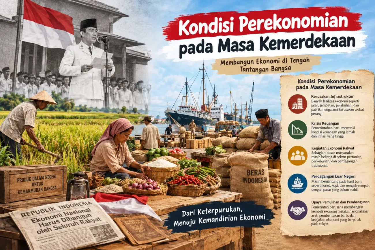 Kondisi Perekonomian pada Masa Kemerdekaan (AiStudio)