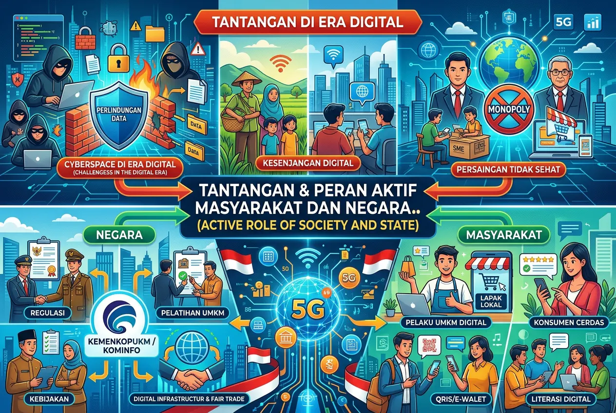 Tantangan dan Peran Aktif Masyarakat serta Negara di Perdagangan Era Digital (AiStudio)