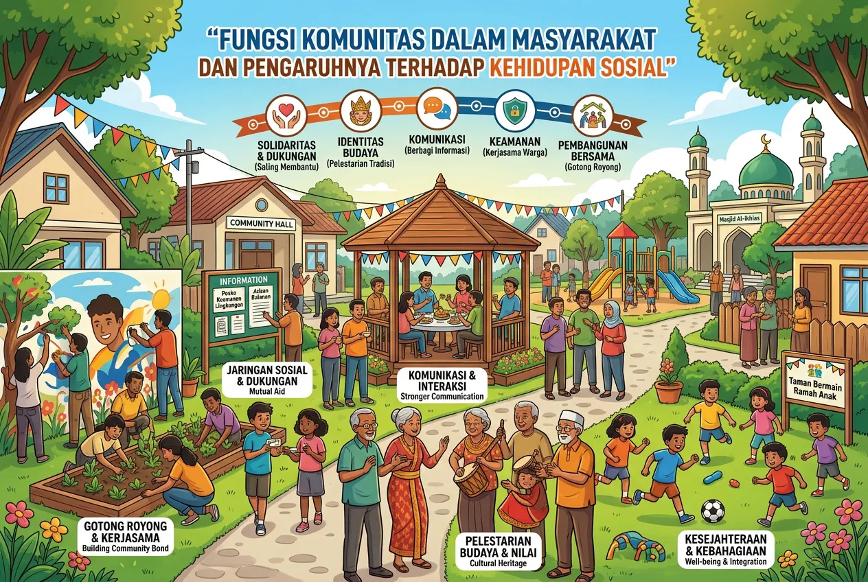 Fungsi Komunitas dalam Masyarakat dan Pengaruhnya terhadap Kehidupan Sosial (AiStudio)