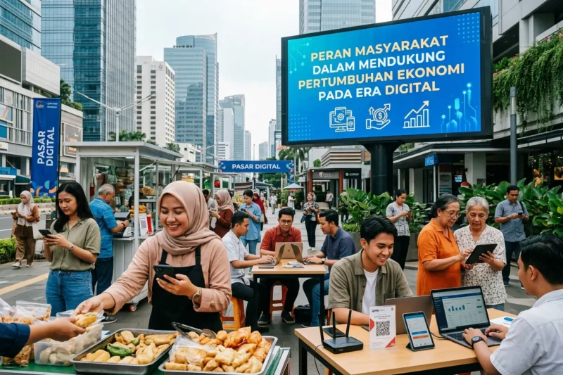 Peran Masyarakat dalam Mendukung Pertumbuhan Ekonomi pada Era Digital