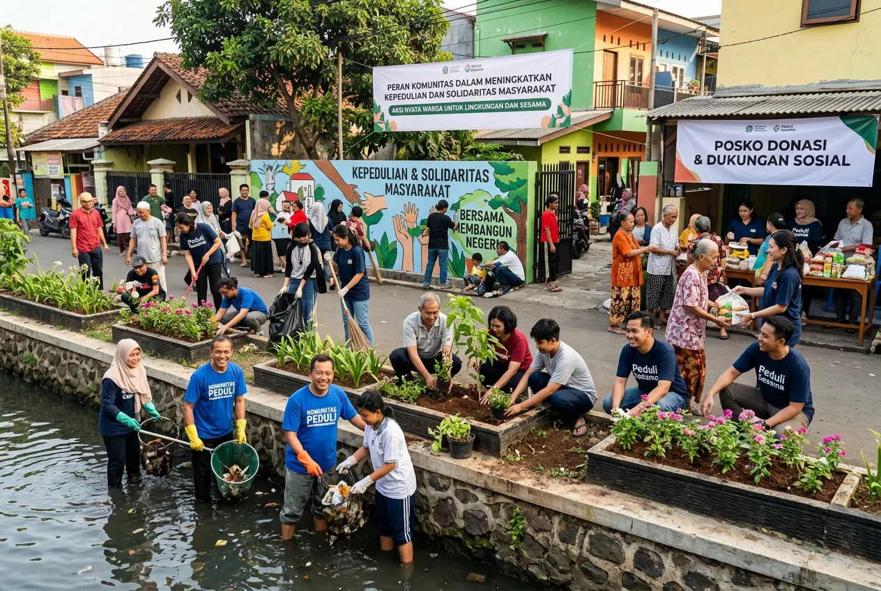 Peran Komunitas dalam Meningkatkan Kepedulian dan Solidaritas Masyarakat (AiStudio)