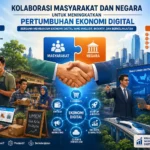 Kolaborasi Masyarakat dan Negara untuk Meningkatkan Pertumbuhan Ekonomi Digital (AiStudio)