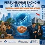 Pertumbuhan Ekonomi di Era Digital: Tanggung Jawab Masyarakat dan Negara (AiStudio)