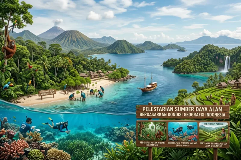 Pelestarian Sumber Daya Alam Berdasarkan Kondisi Geografis Indonesia
