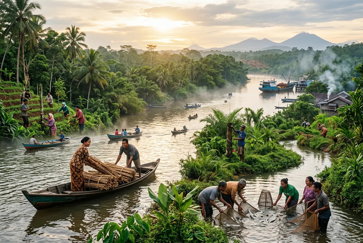 Pemanfaatan Sumber Daya Alam Indonesia (AiStudio)