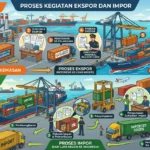Proses Kegiatan Ekspor dan Impor (AiStudio)