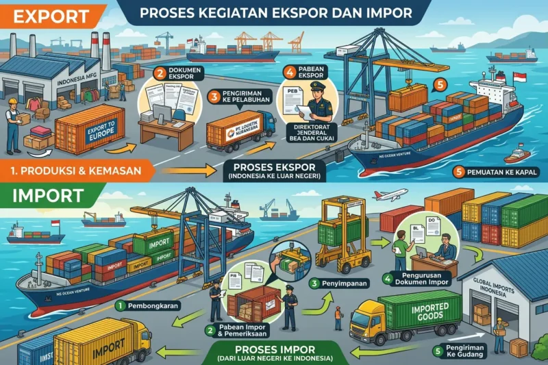 Proses Kegiatan Ekspor dan Impor